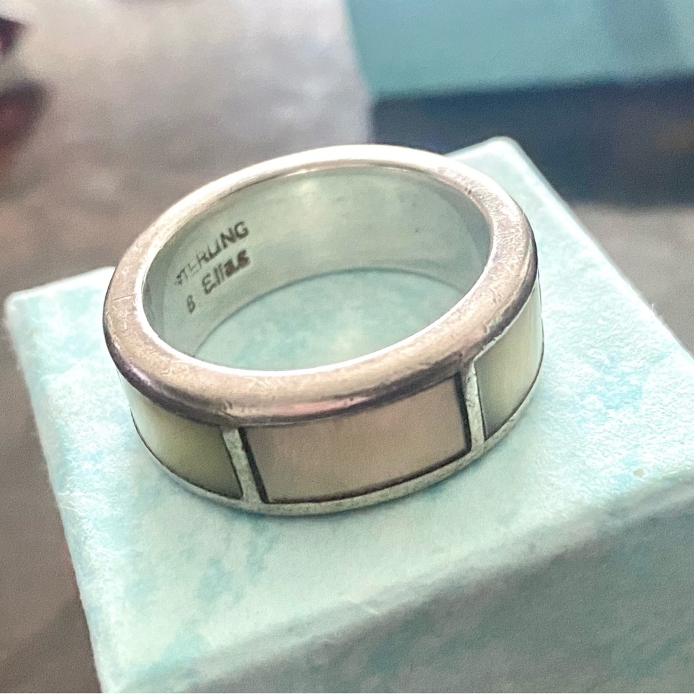 Vtg Elias Navajo Silver Ring